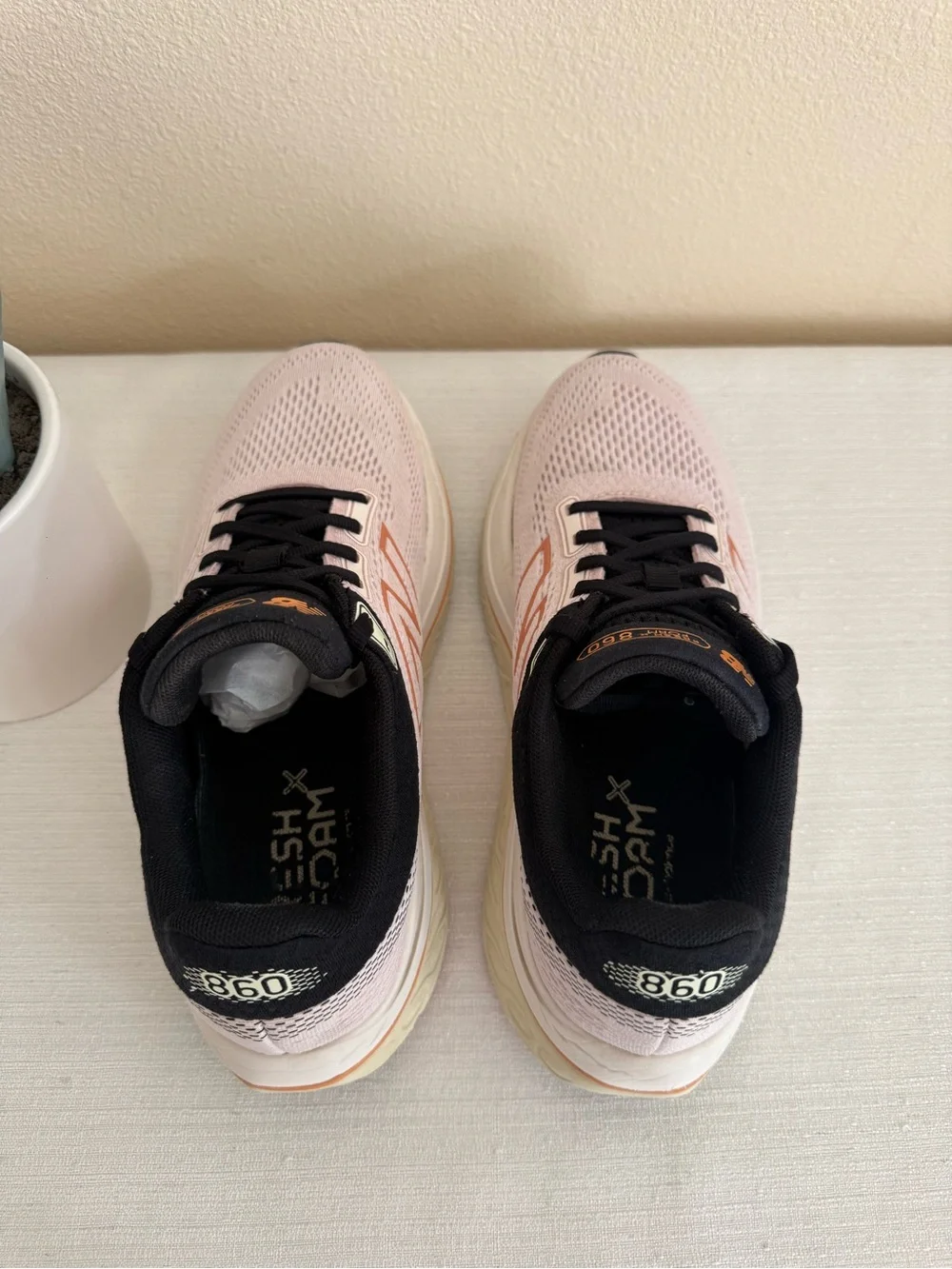 New Balance light pink